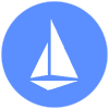 蓝帆云官方 Logo - 企业级专线网络加速品牌